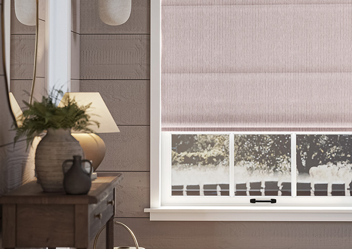 Quay Stripes, Parisian Purple - Twist&Fit Roman Blind - Image 5
